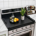 Black Wooden Stove Top Cover with Handles